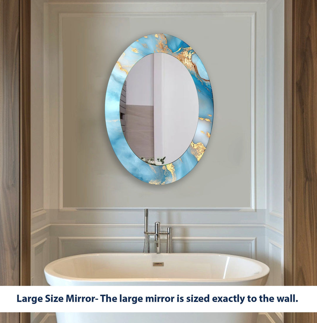 Wall mirrors designed with bold geometric shapes to make a striking statement
