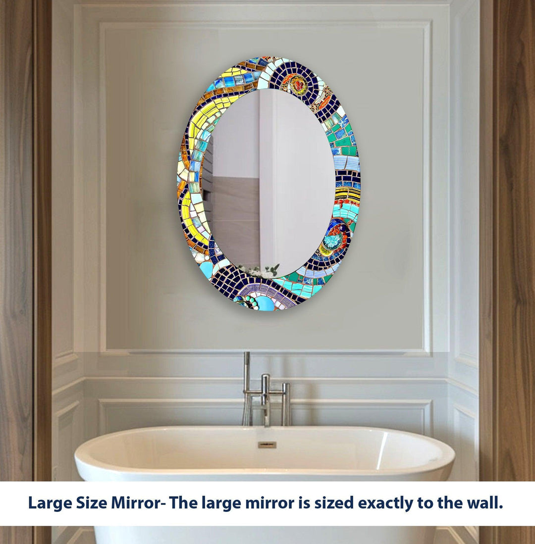 Decorative wall mirror featuring elegant details to enhance your home’s ambiance
