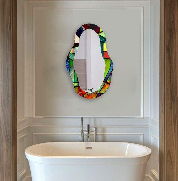 Wall mirrors with sleek frames and reflective surfaces for a modern and minimalistic look
