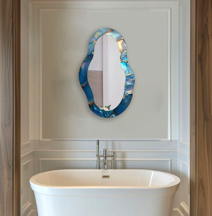 Decorative wall mirror with a minimalist frame to complement both modern and classic interiors
