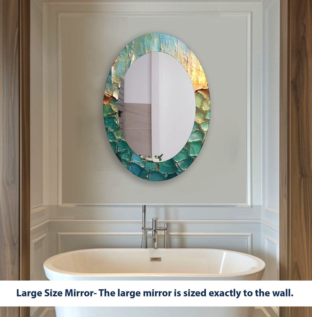 Decorative wall mirror blending timeless charm with contemporary style for versatile decor
