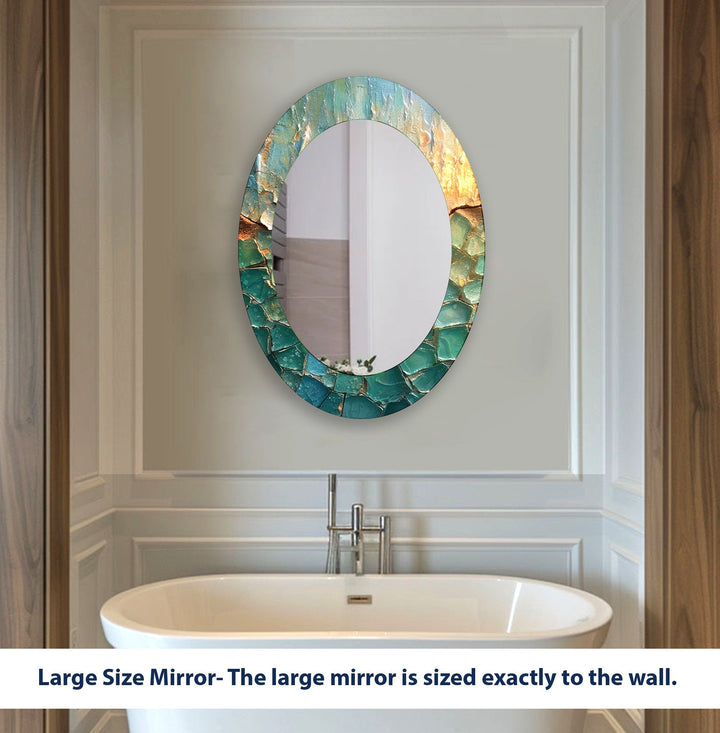 Decorative wall mirror blending timeless charm with contemporary style for versatile decor
