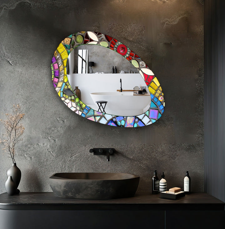 Stylish wall mirrors with bold and sleek frames to elevate the decor of any room
