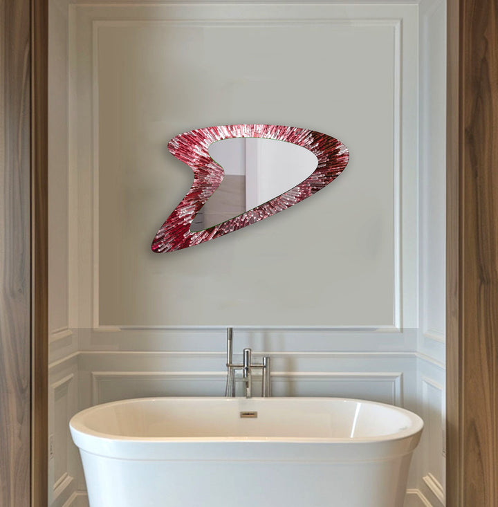 Stylish wall mirrors with ornate frames to create a luxurious and eye-catching feature
