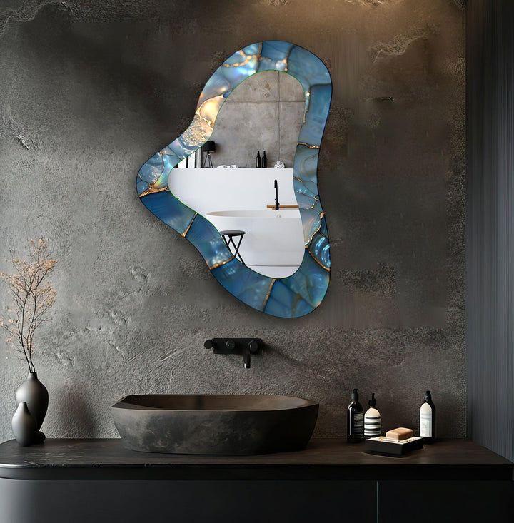 Stylish wall mirrors crafted with clean lines to complement modern interiors
