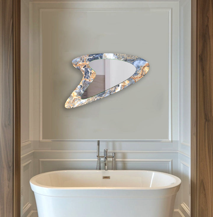 Decorative wall mirror perfect for adding a touch of modern elegance to your home
