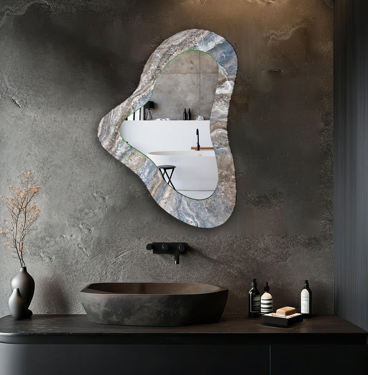Decorative wall mirror showcasing minimalist elegance for a timeless addition to any room
