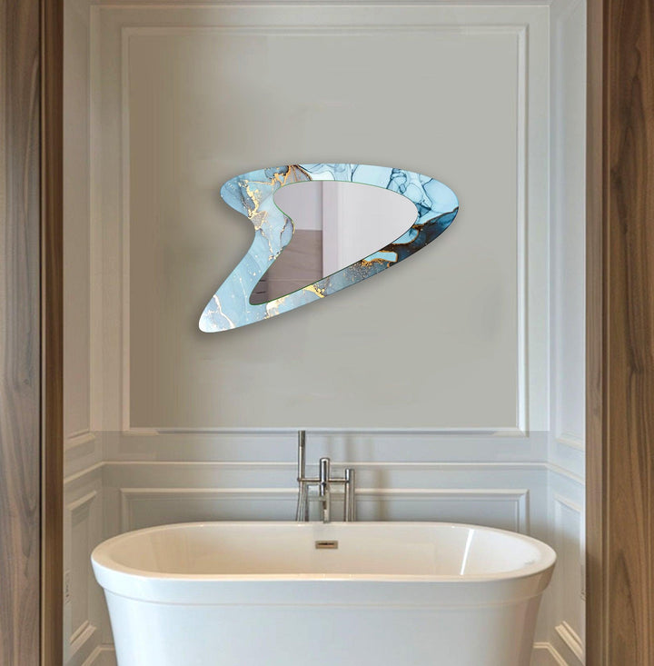 Decorative wall mirror blending timeless charm with contemporary style for versatile decor
