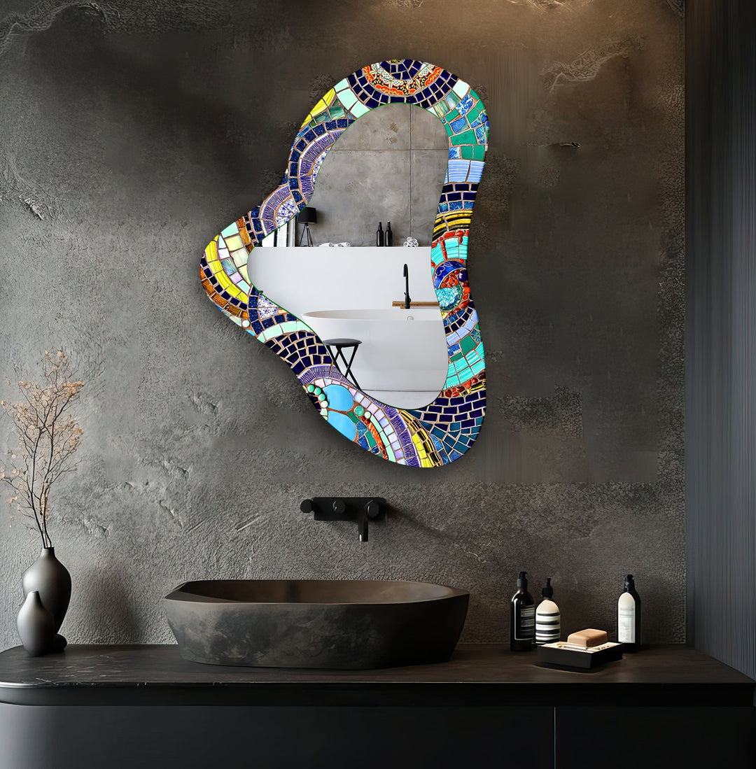 Stylish wall mirrors designed to reflect light and create depth in any room
