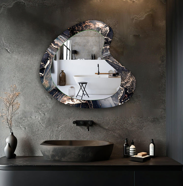Wall mirrors featuring intricate designs to add depth and light to your living space
