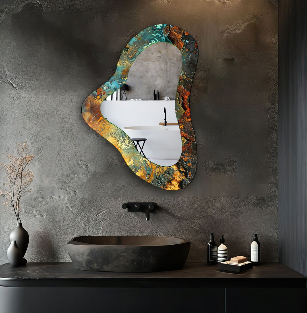 Mirror wall art showcasing intricate designs that enhance the sophistication of your walls
