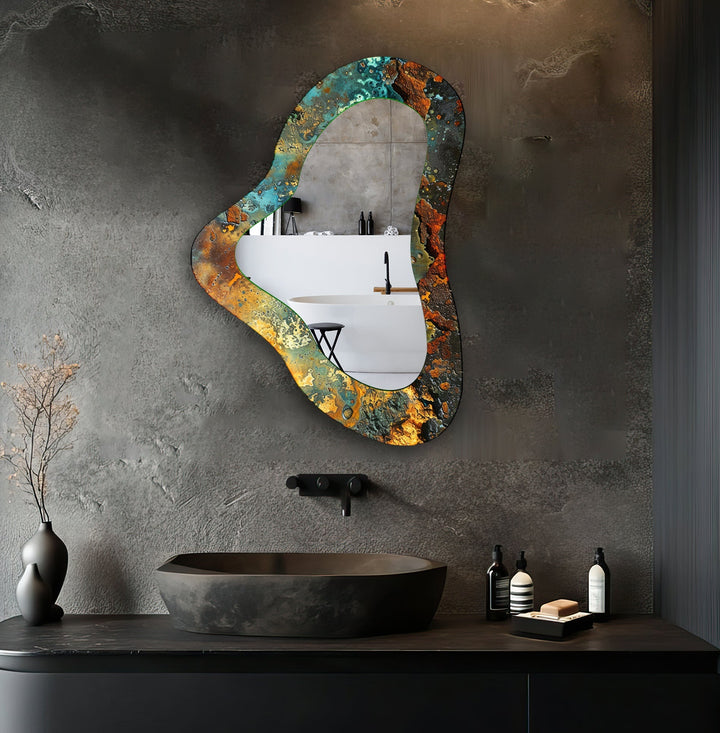 Mirror wall art showcasing intricate designs that enhance the sophistication of your walls
