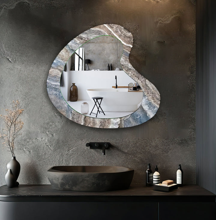 Stylish wall mirrors designed with sleek frames to elevate the aesthetic of any room
