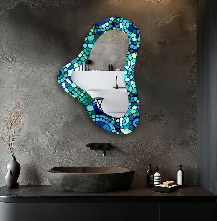 Decorative wall mirror perfect for adding a touch of modern elegance to your home
