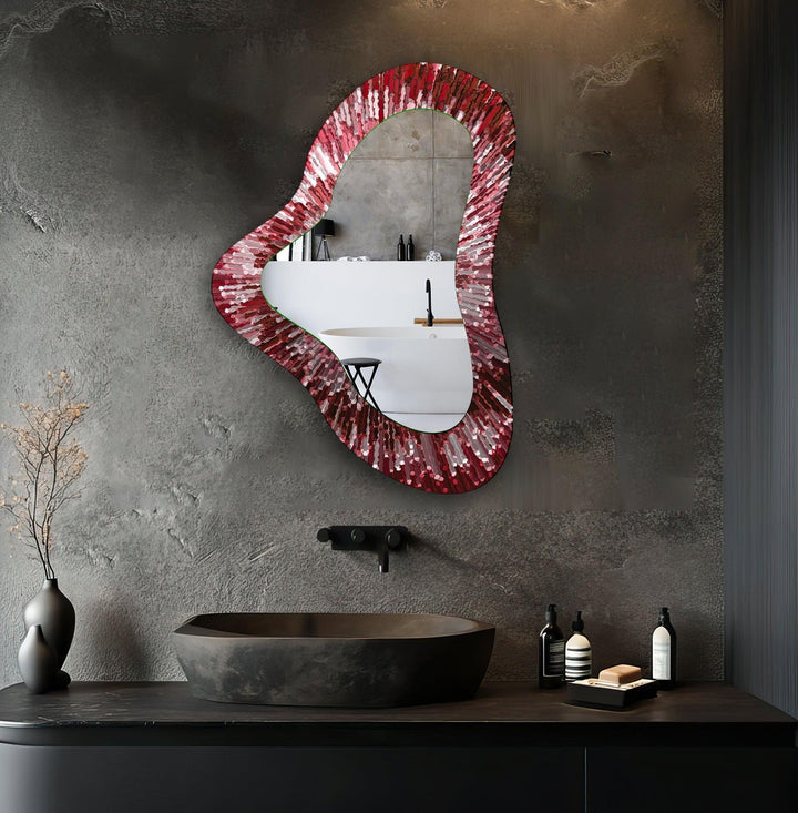 Mirror wall art showcasing intricate designs that enhance the sophistication of your walls
