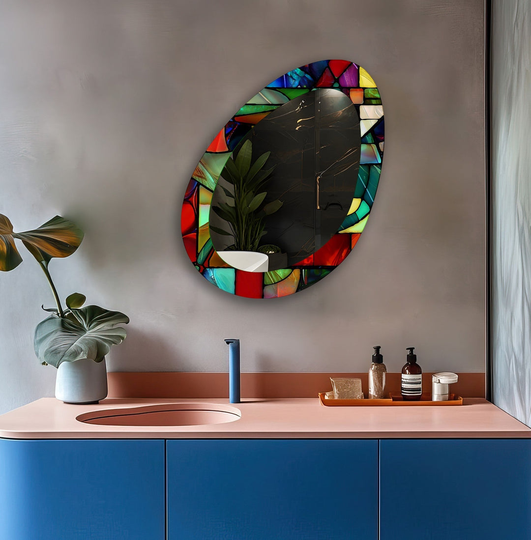 Wall mirrors with sleek frames and reflective surfaces for a modern and minimalistic look
