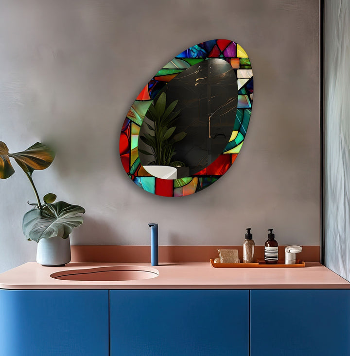 Wall mirrors with sleek frames and reflective surfaces for a modern and minimalistic look
