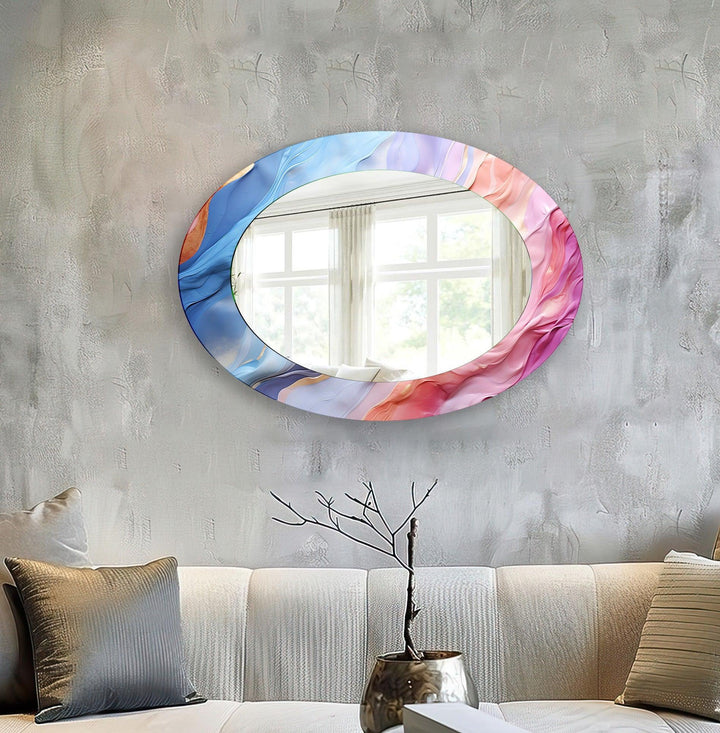 Decorative wall mirror perfect for adding a touch of modern elegance to your home
