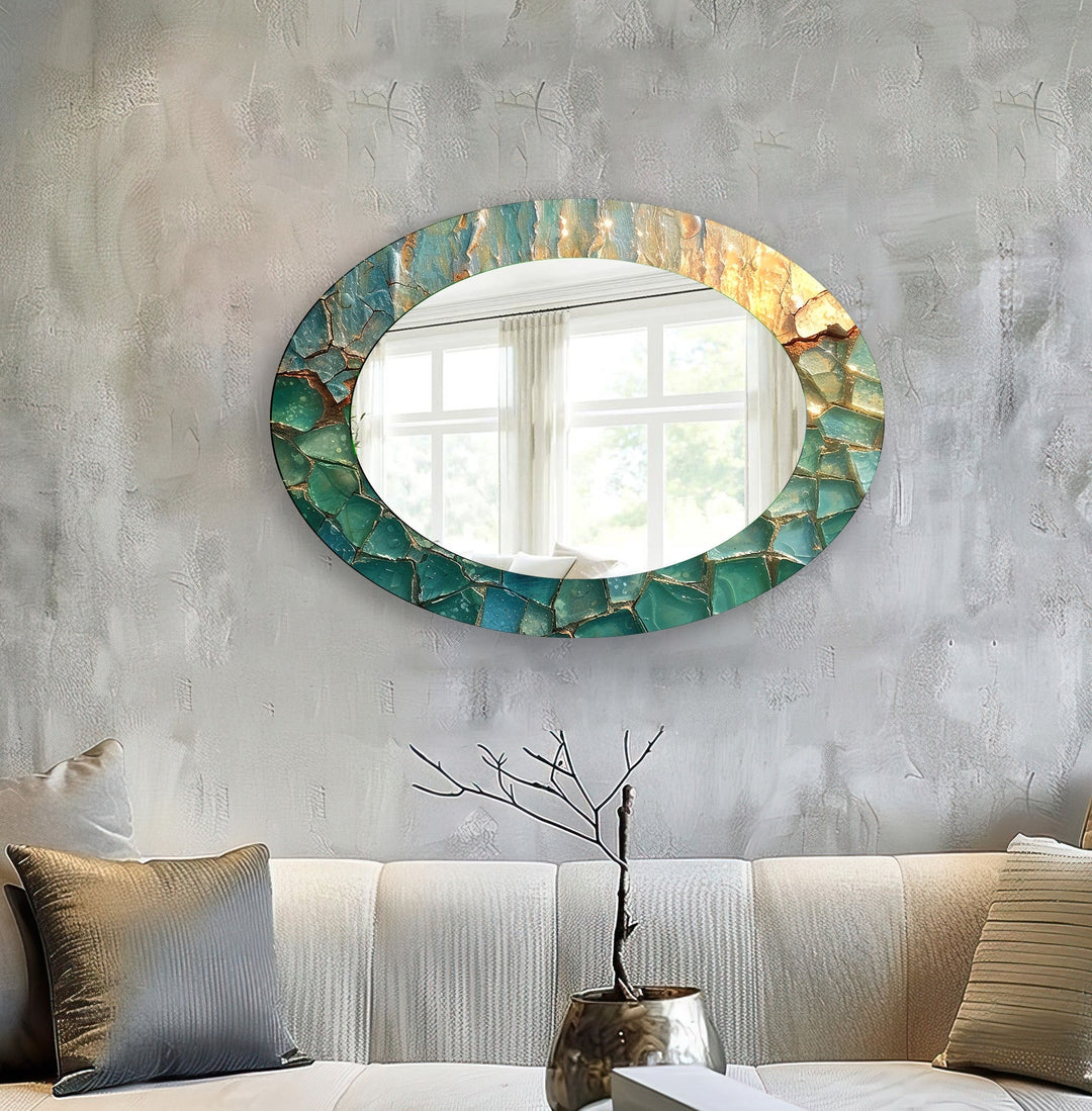 Wall mirrors featuring intricate patterns for a decorative piece that transforms your space
