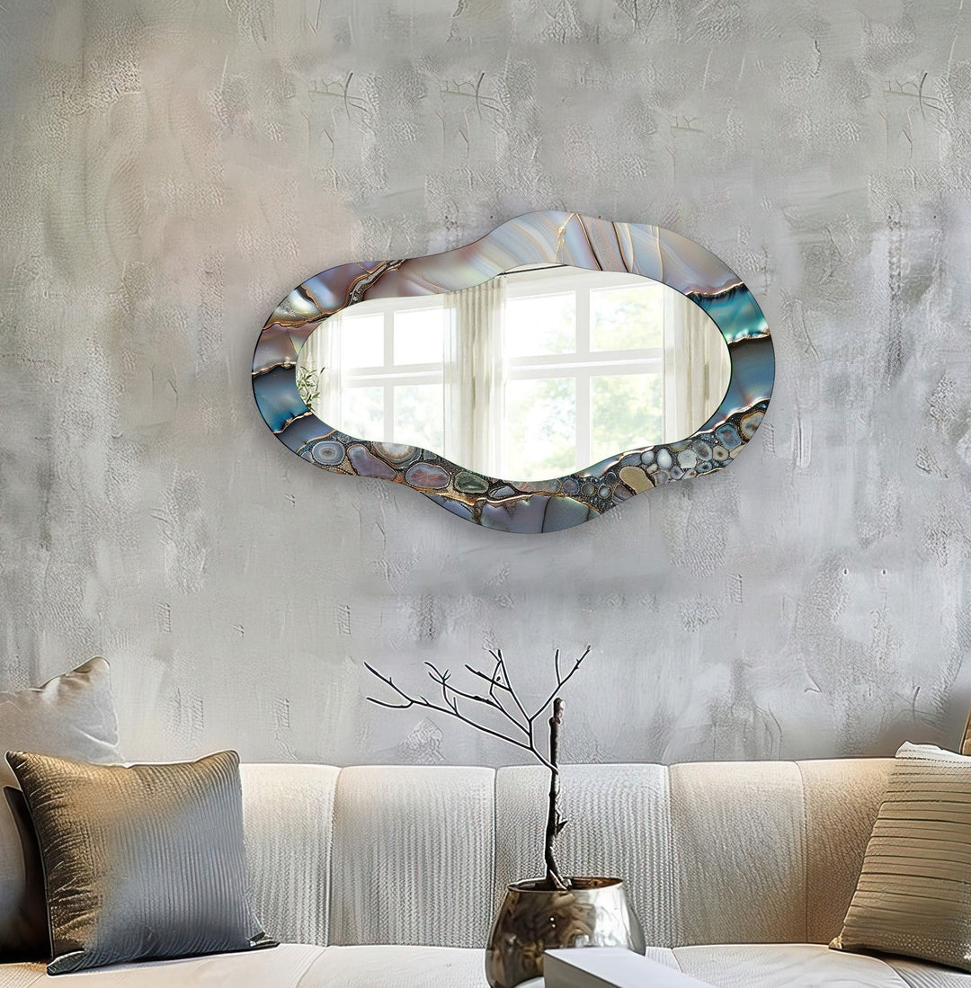 Mirrored wall art with stylish and artistic elements for a bold decor statement
