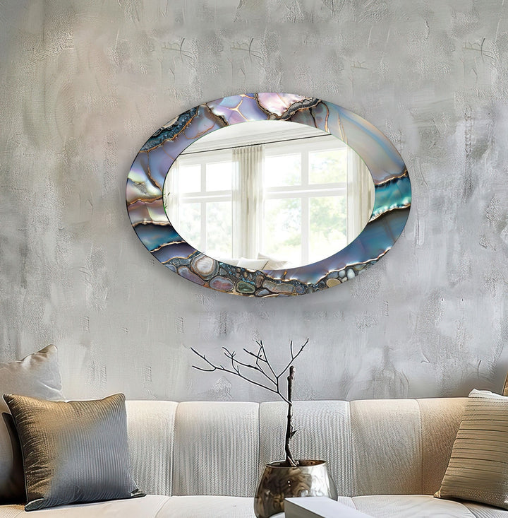Decorative wall mirror with a minimalist frame to complement both modern and classic interiors

