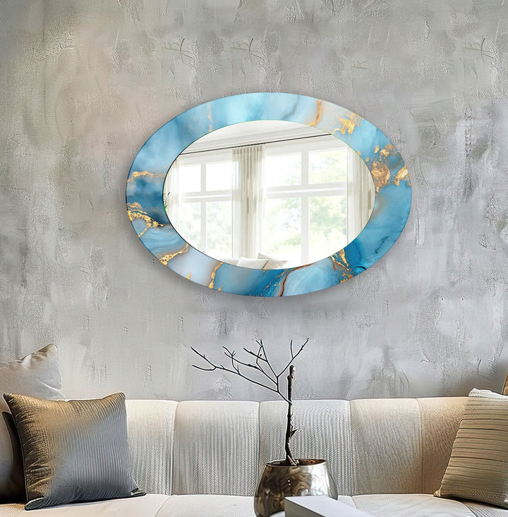 Mirror wall art with creative patterns and reflective accents to brighten your walls
