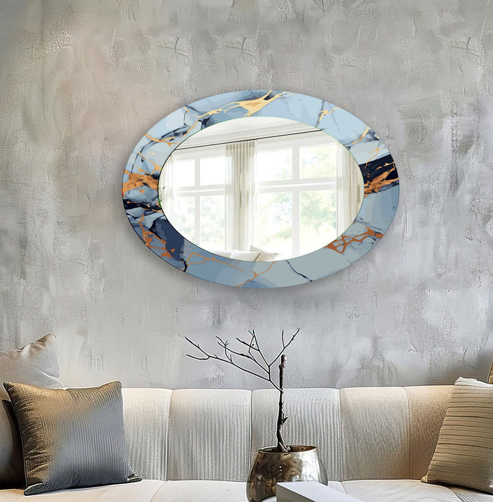 Ovaler Wandspiegel für Esszimmer