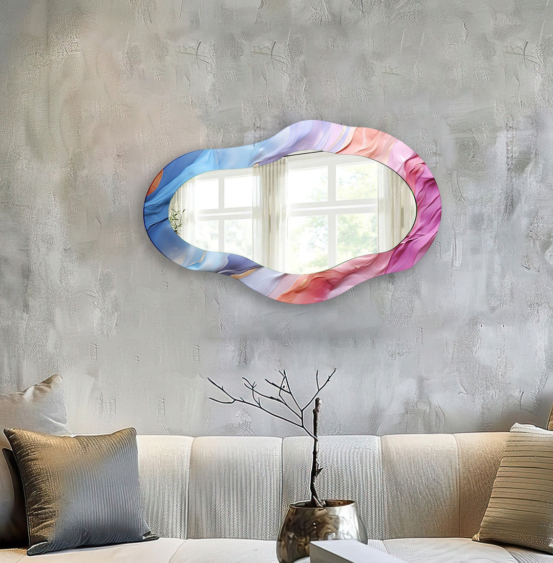 Wall mirrors featuring intricate patterns for a decorative piece that transforms your space

