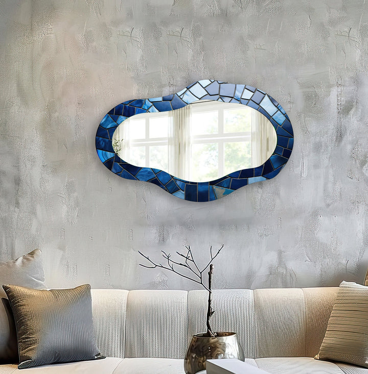 Decorative wall mirror blending timeless charm with contemporary style for versatile decor

