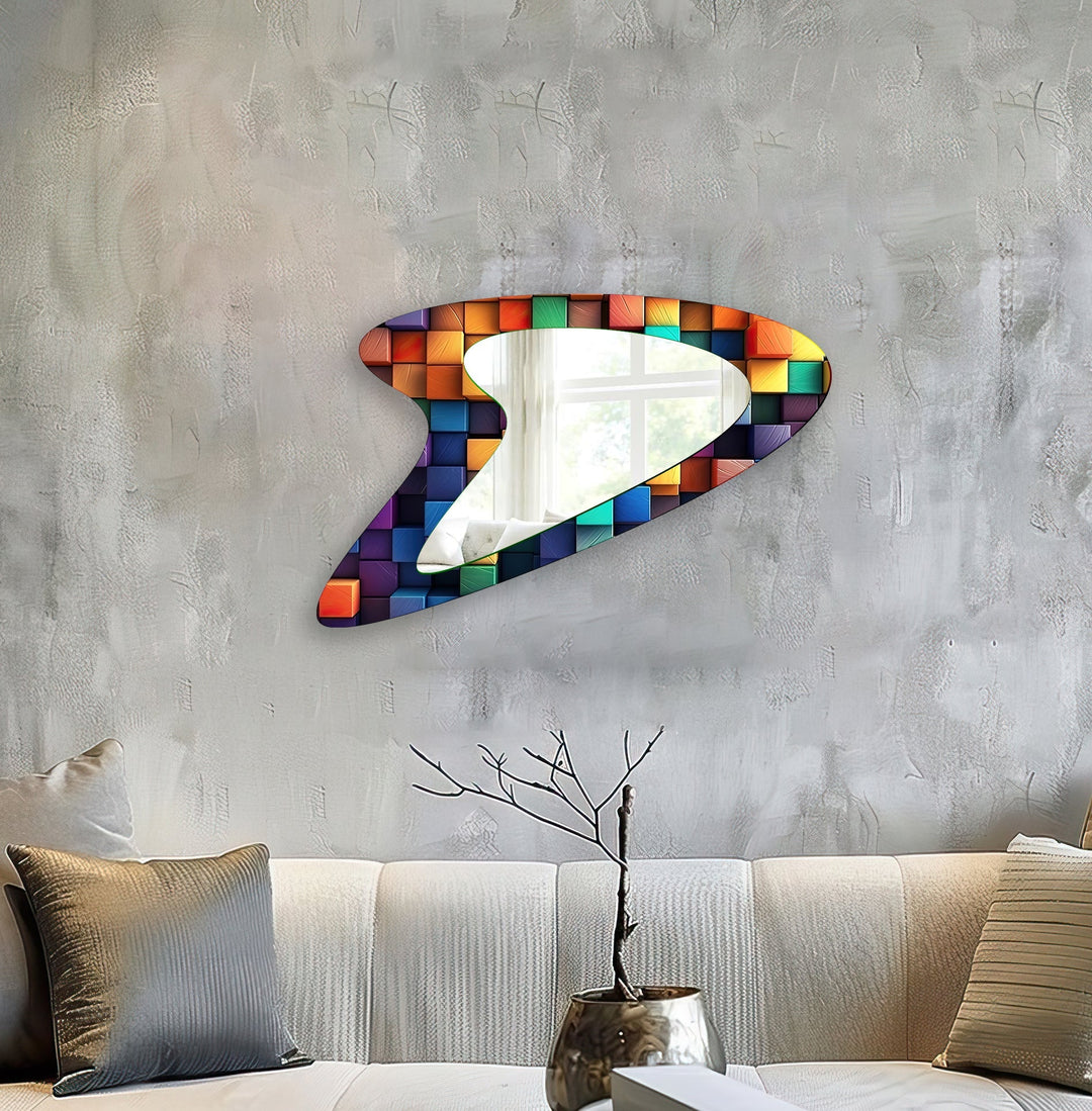 Wall mirrors featuring sleek lines and creative frames to bring modern charm to your decor
