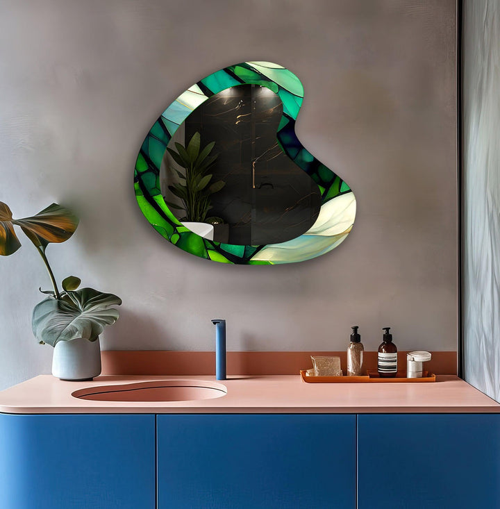 Decorative wall mirror blending timeless charm with contemporary style for versatile decor
