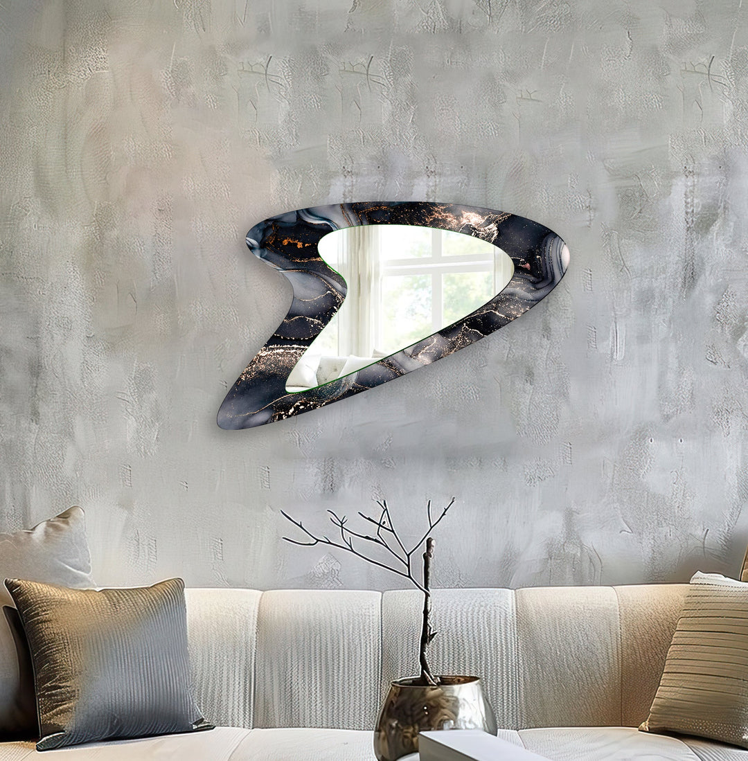 Mirror wall decor with bold designs that serve as a stunning focal point in any room
