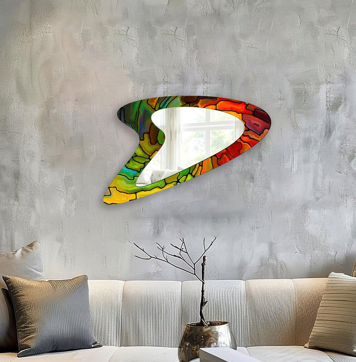 Decorative wall mirror perfect for adding a touch of modern elegance to your home
