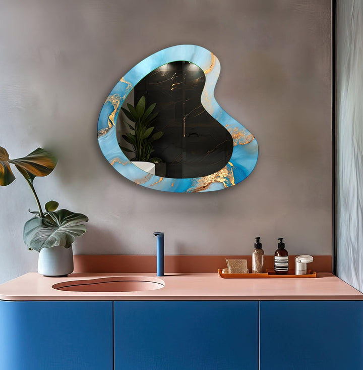 Stylish wall mirrors designed with sleek frames to elevate the aesthetic of any room
