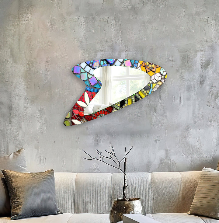 Decorative wall mirror blending timeless charm with contemporary style for versatile decor
