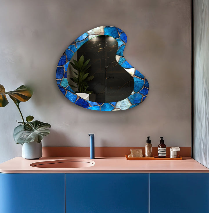 Decorative wall mirror with an ornate frame to add a touch of luxury to your decor
