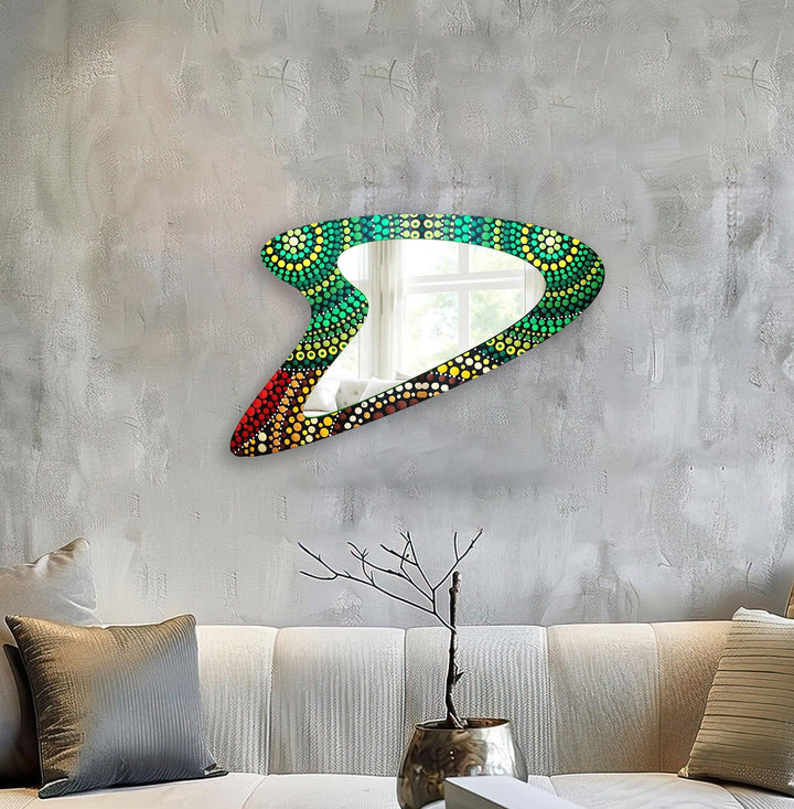 Mirror wall art showcasing intricate designs that enhance the sophistication of your walls
