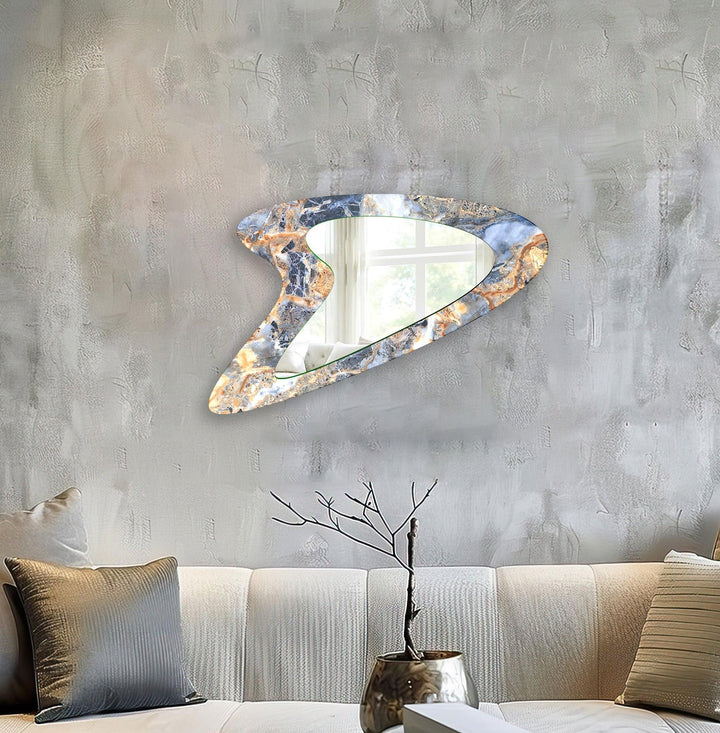 Mirrored wall art with stylish and artistic elements for a bold decor statement
