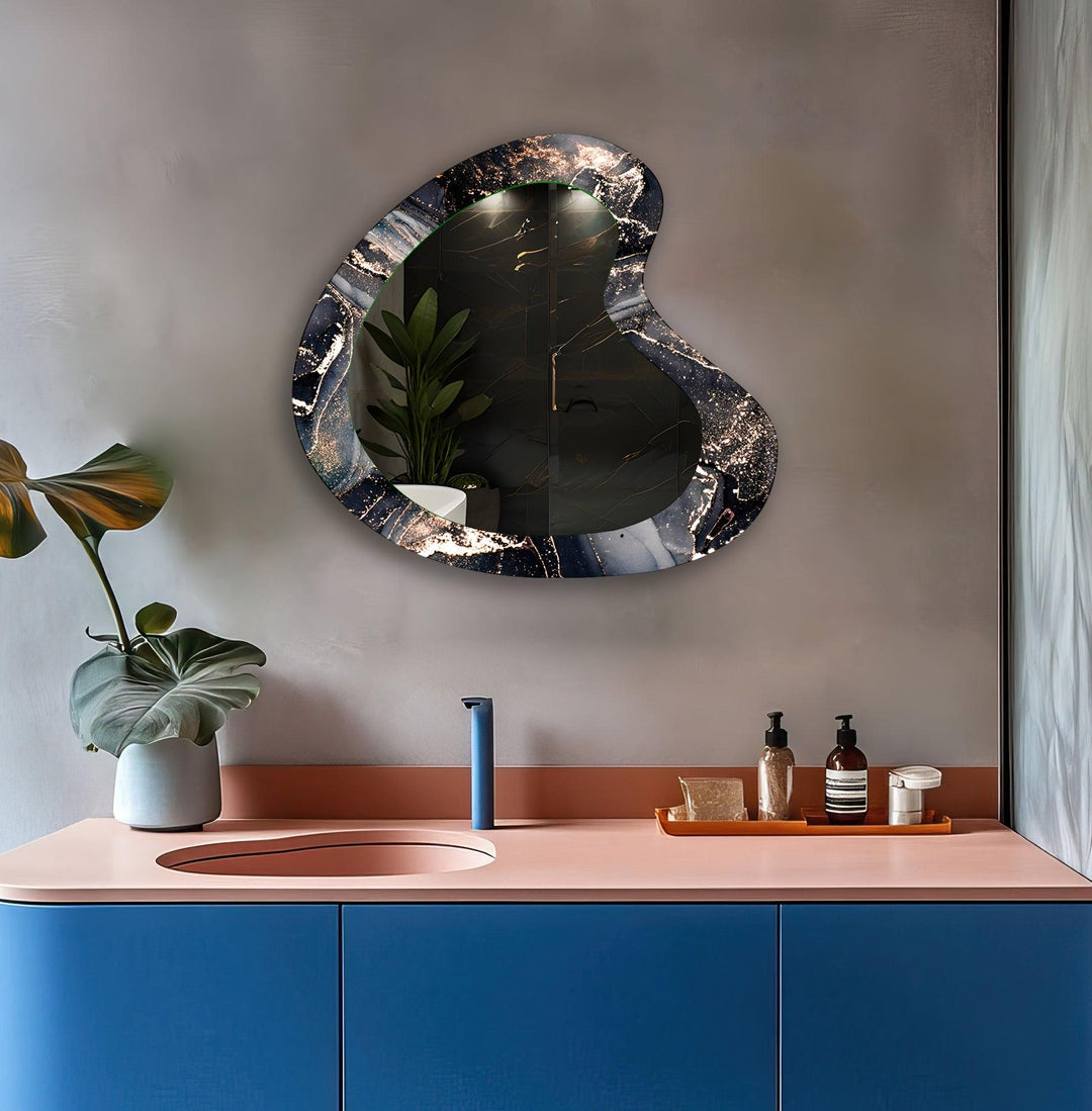 Mirror wall decor with creative frames and reflective details to elevate your home interior
