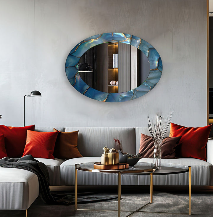 Mirror wall art blending contemporary elegance with artistic flair to enhance your walls
