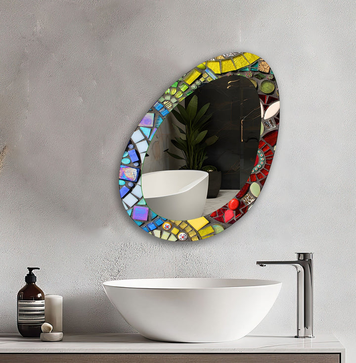 Mirrored wall art with stylish and artistic elements for a bold decor statement
