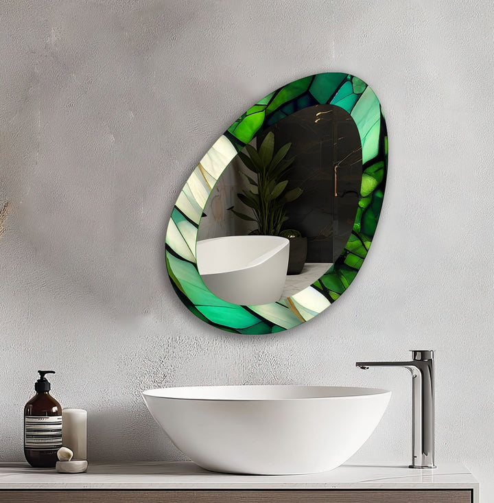 Mirror wall art featuring unique designs that blend functionality with artistic elegance
