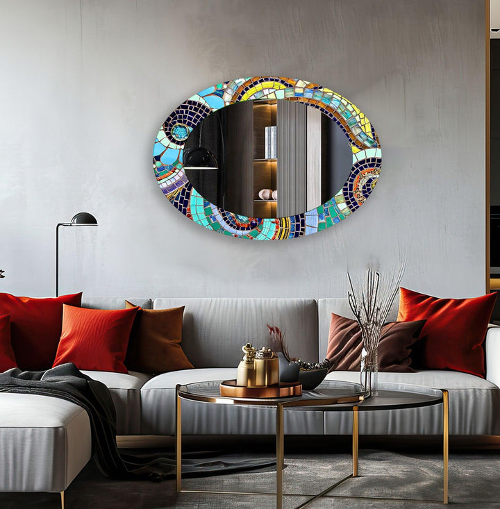Stylish wall mirrors designed to reflect light and create depth in any room
