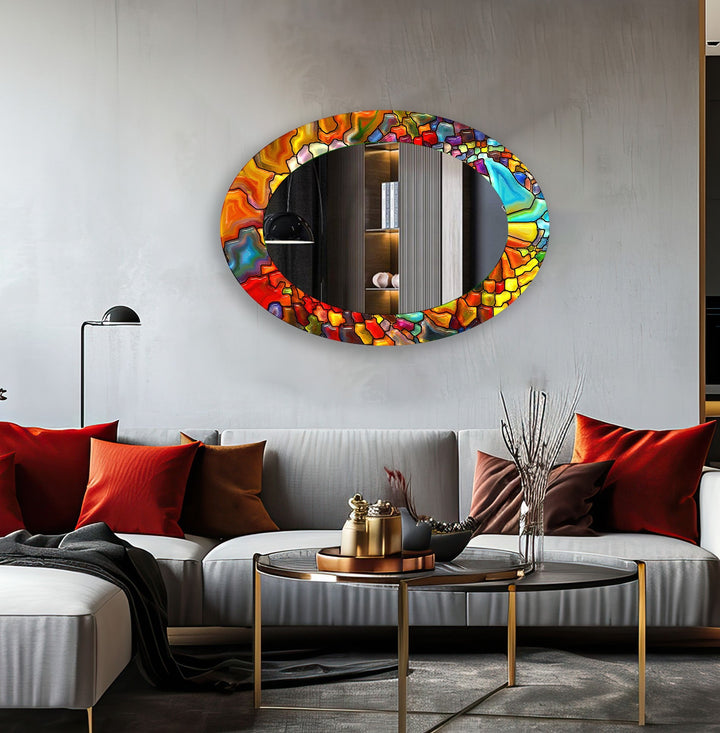 Mirror wall art showcasing intricate designs that enhance the sophistication of your walls
