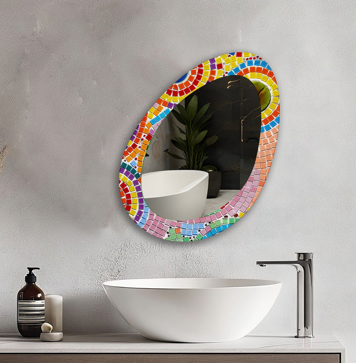 Mirror wall art featuring unique designs that blend functionality with artistic elegance
