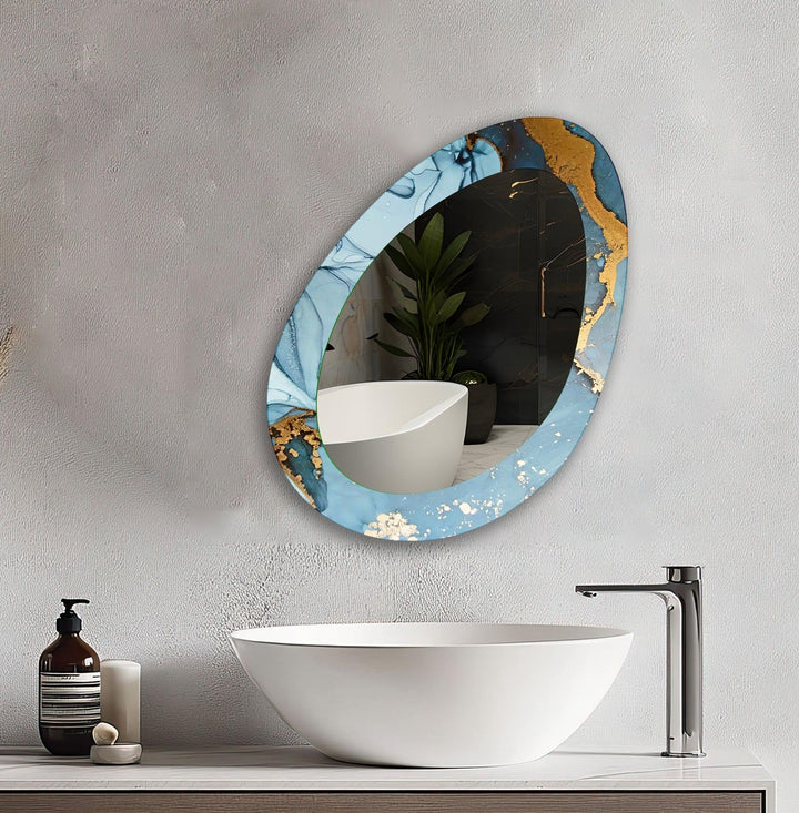 Mirrored wall art with stylish and artistic elements for a bold decor statement
