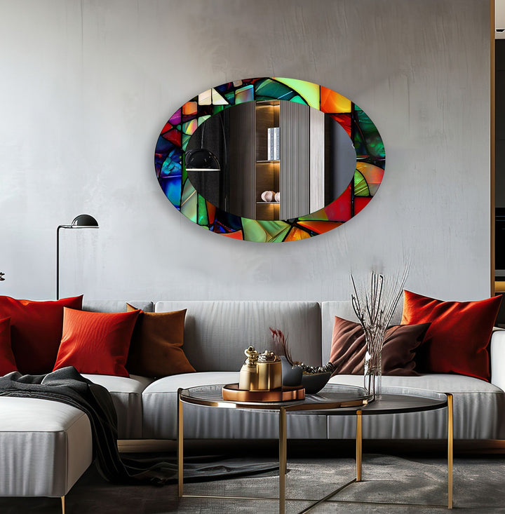 Decorative wall mirror perfect for adding a touch of modern elegance to your home
