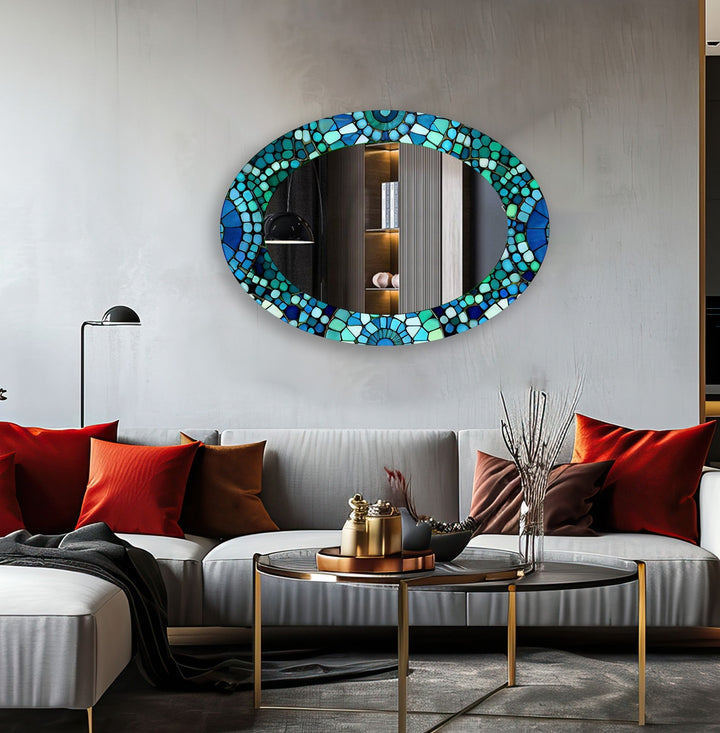 Wall mirrors featuring intricate designs to add depth and light to your living space
