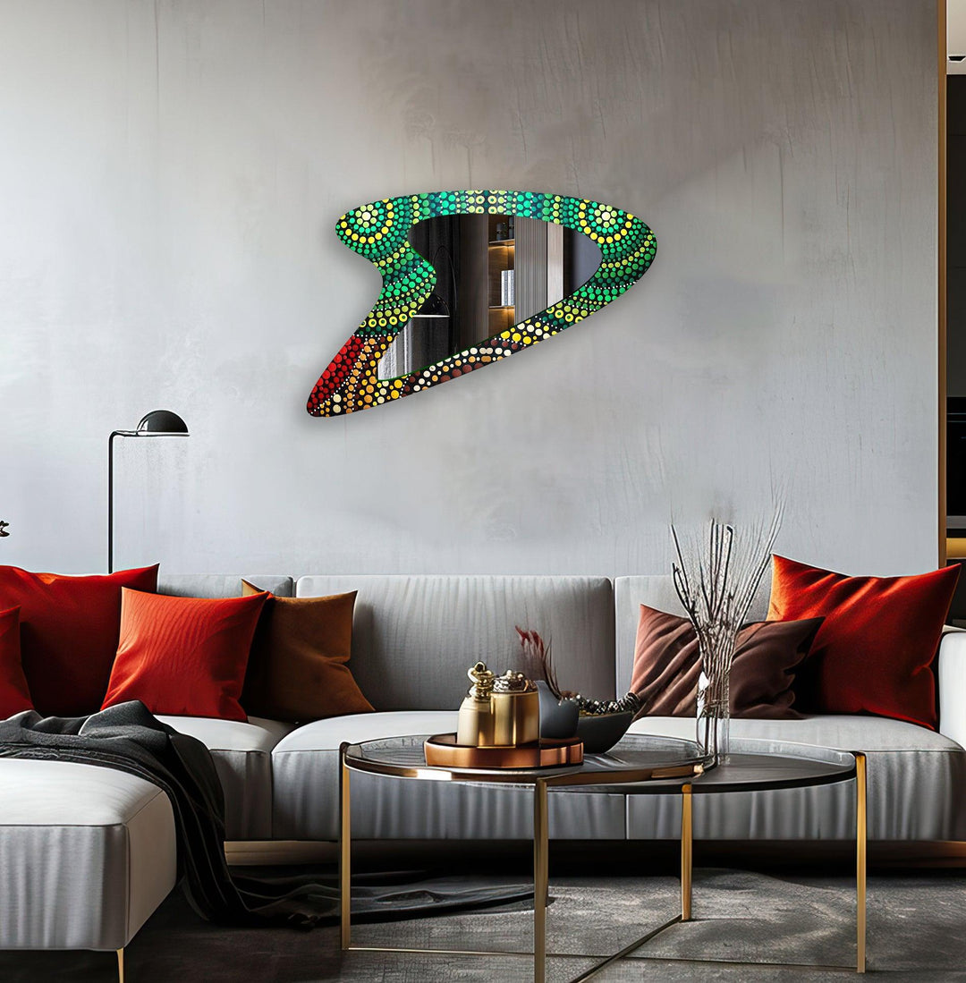 Decorative wall mirror perfect for adding a touch of modern elegance to your home