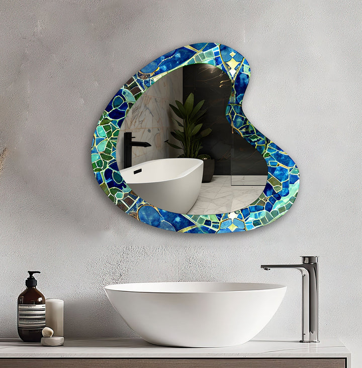 Mirror wall art blending contemporary elegance with artistic flair to enhance your walls
